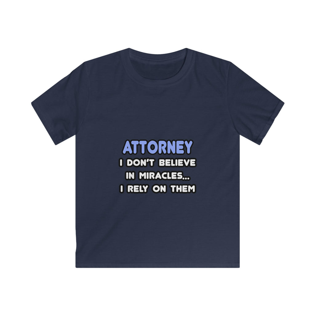 Miracles and Attorneys - Kids Softstyle Tee