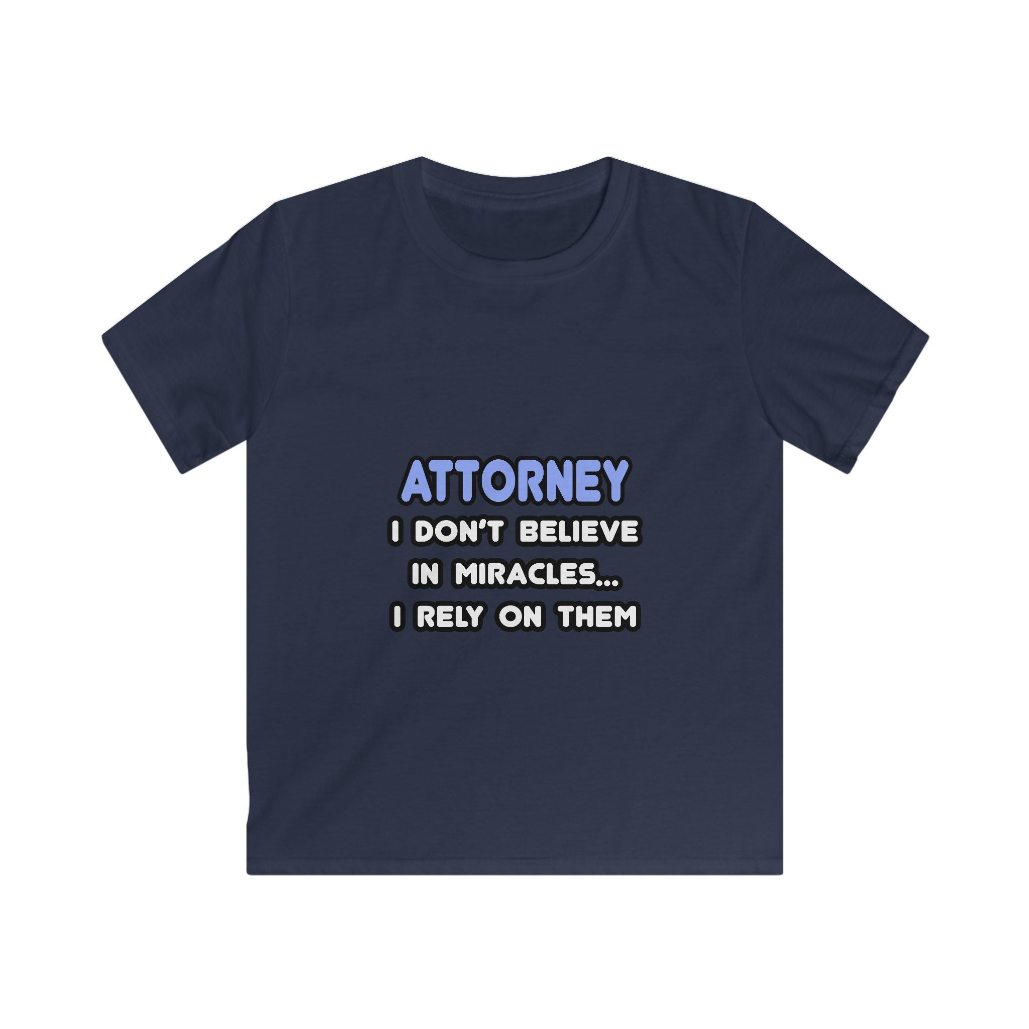 Miracles and Attorneys - Kids Softstyle Tee