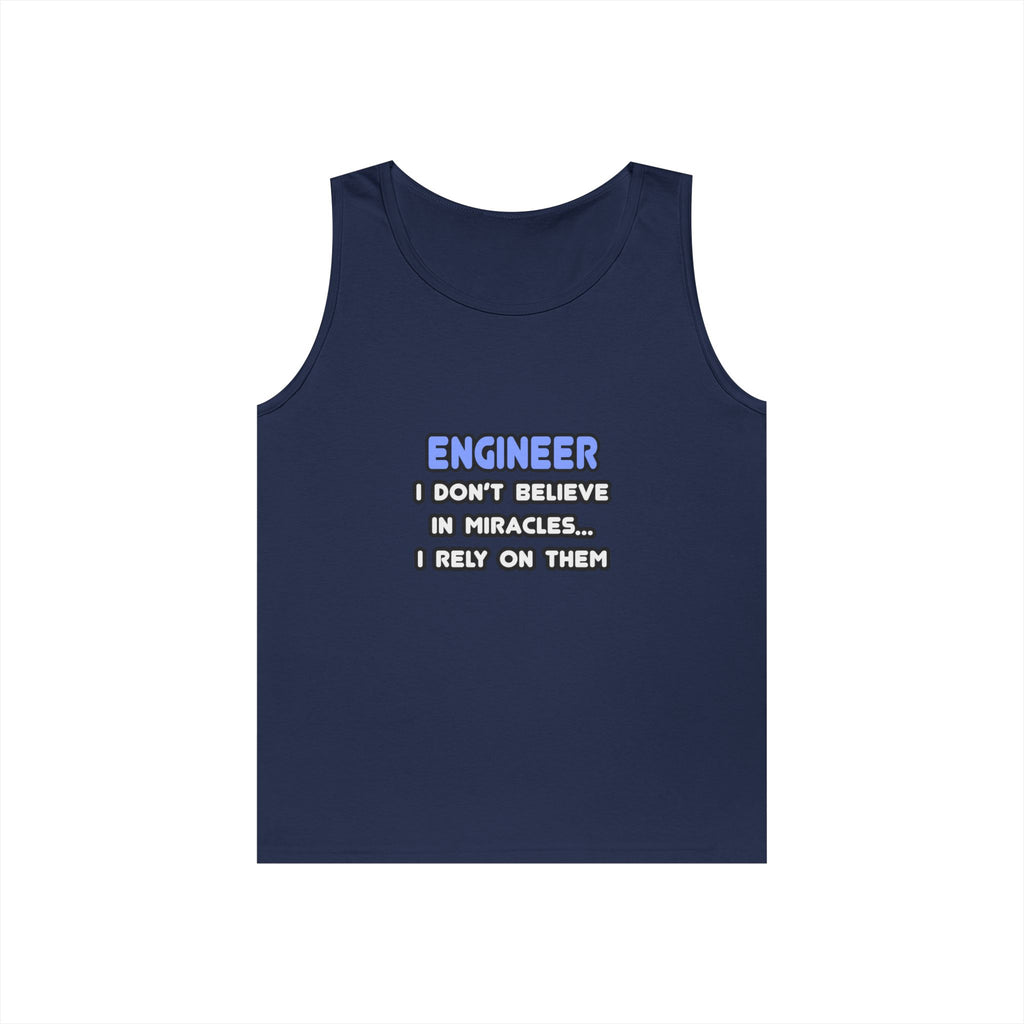 Miracles and Engineers - Unisex Heavy Cotton Tank Top
