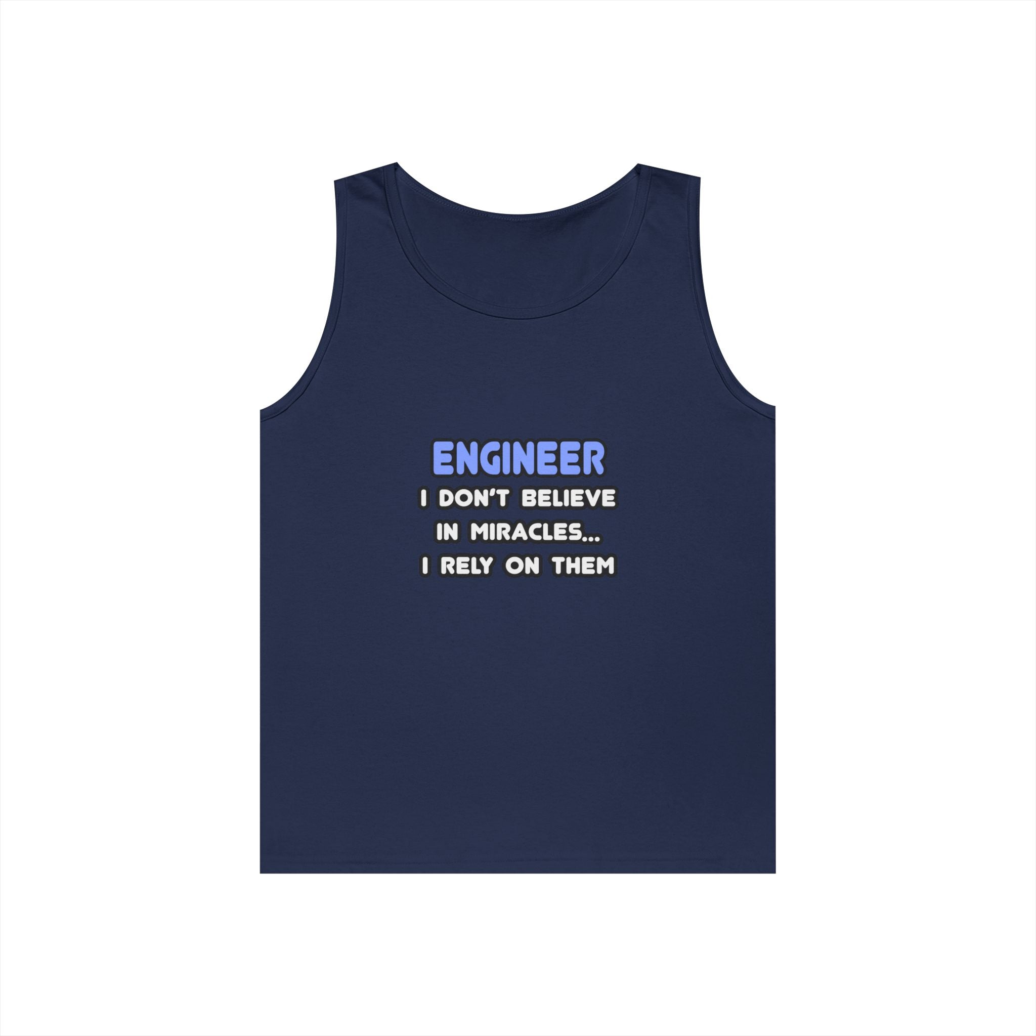 Miracles and Engineers - Unisex Heavy Cotton Tank Top