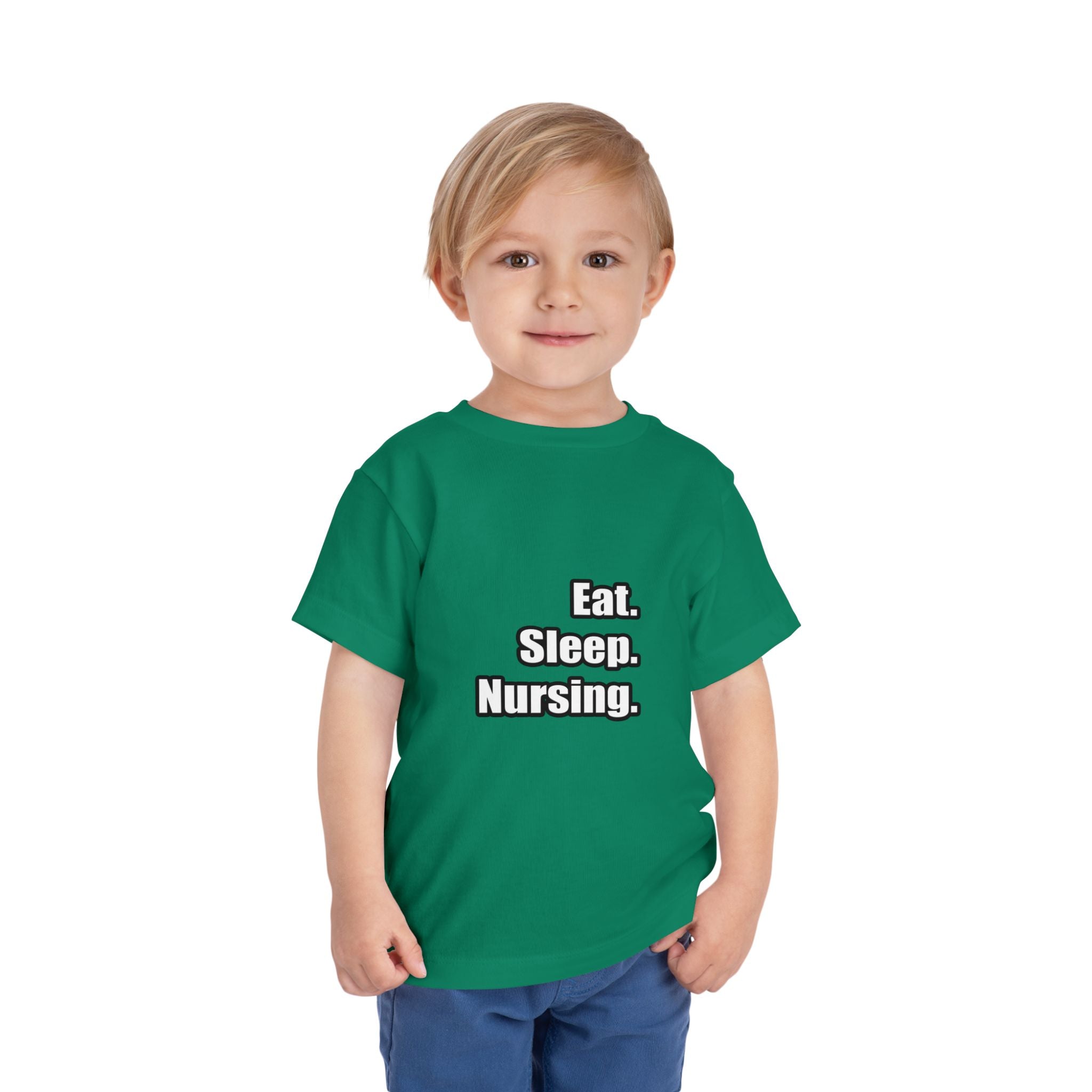 Eat. Sleep. Nursing. - Toddler Short Sleeve Tee