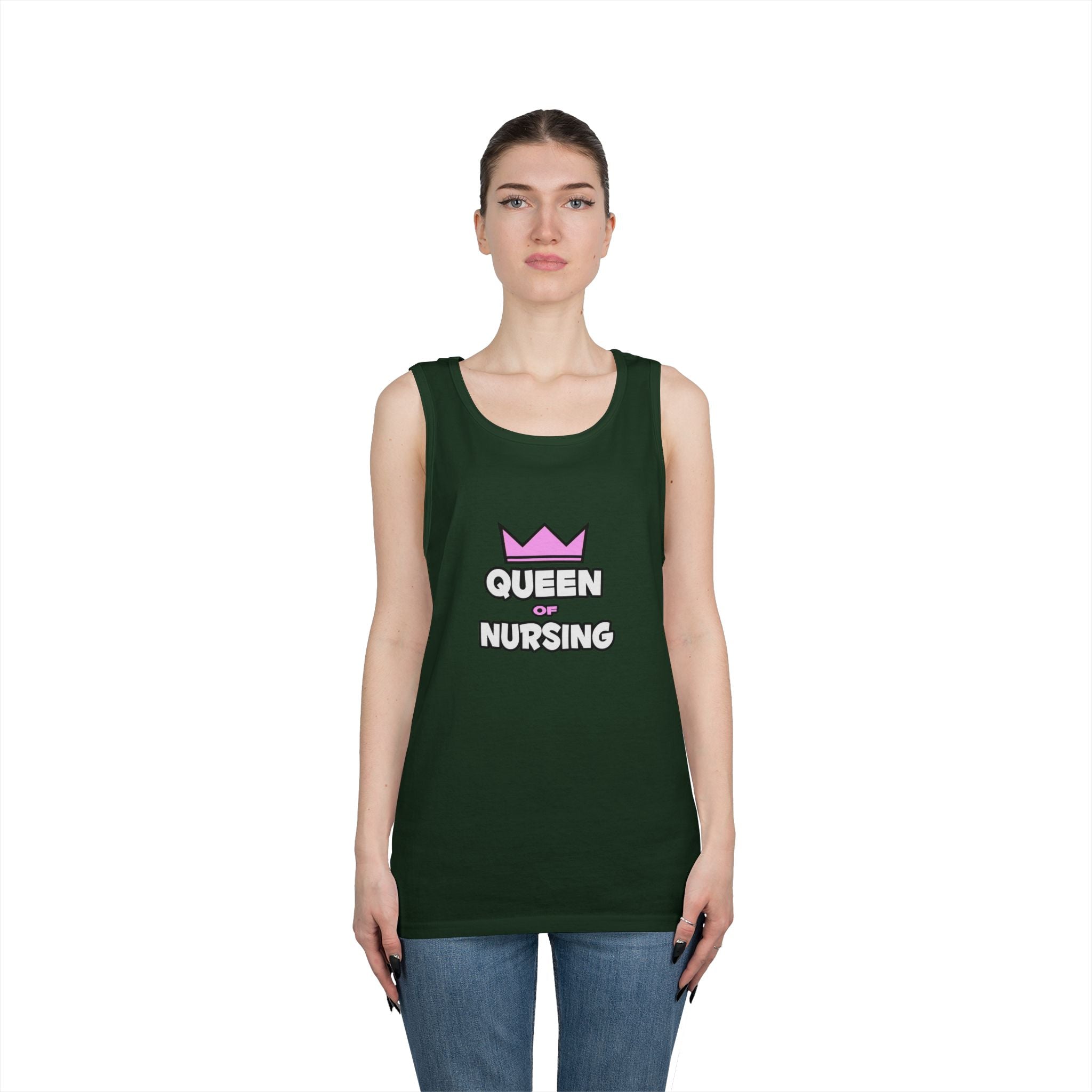 Queen of Nursing - Unisex Heavy Cotton Tank Top
