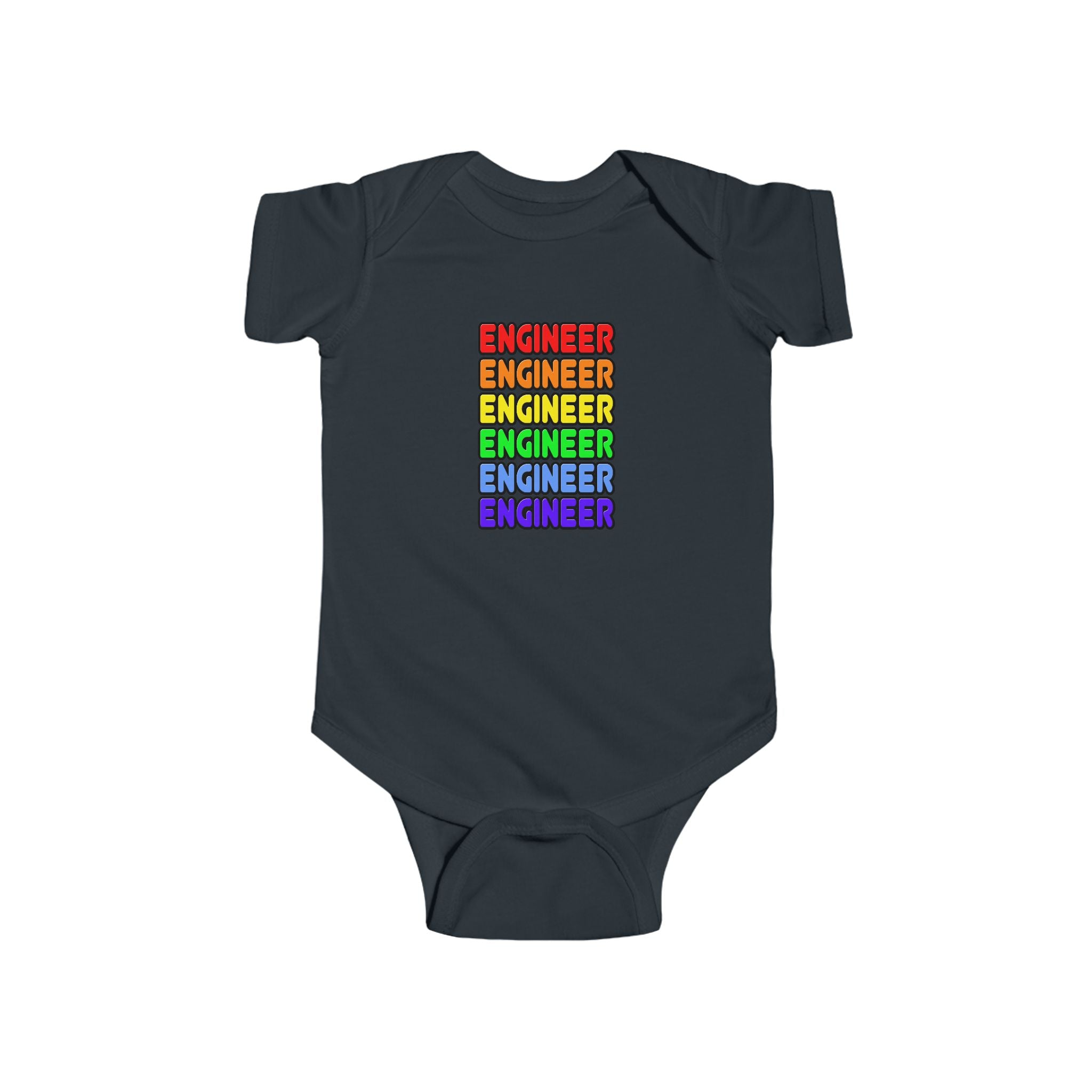 Rainbow Engineer - Infant Fine Jersey Bodysuit