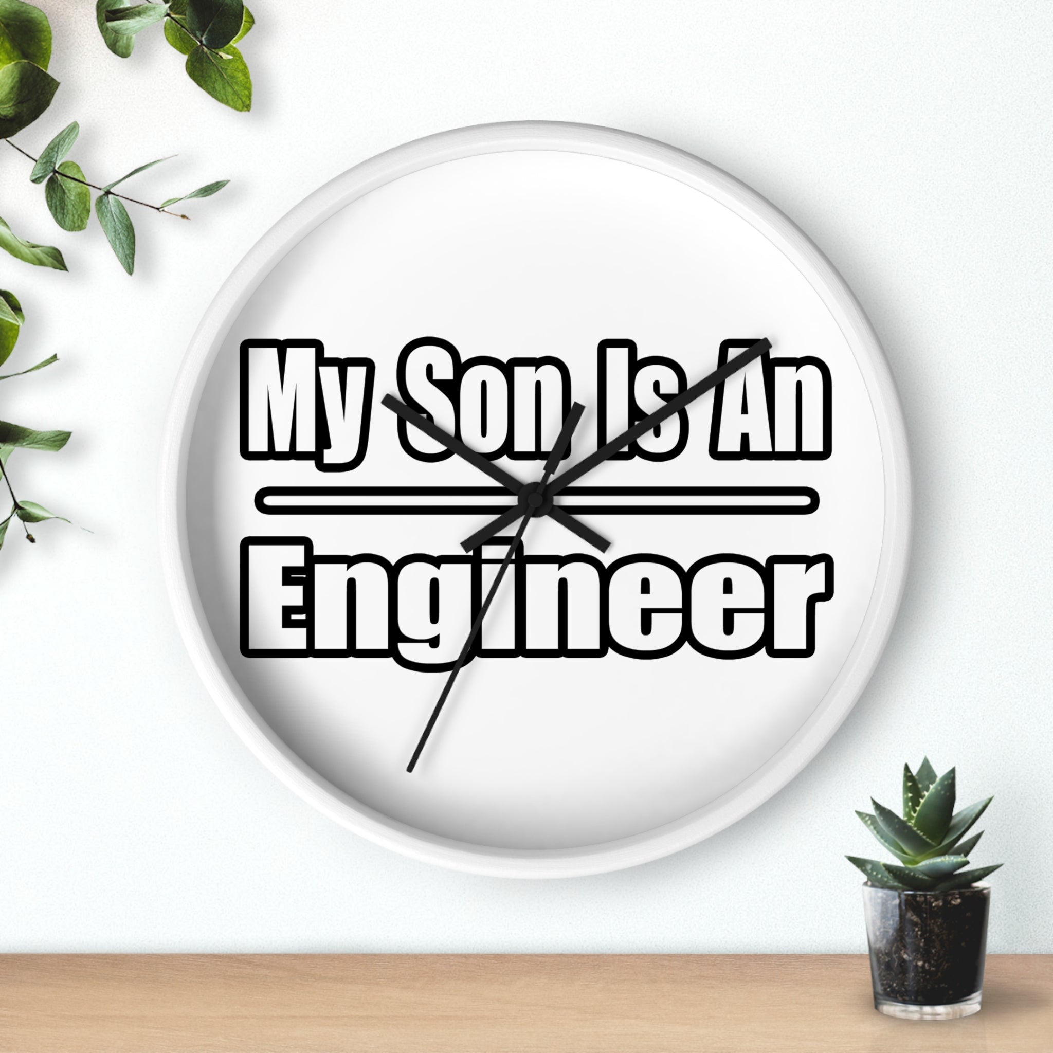 My Son Engineer - Wall Clock