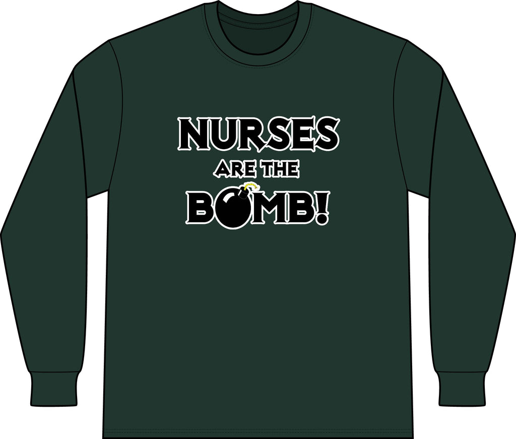 Nurses Are The Bomb! (2) - Unisex Long Sleeve T-Shirt