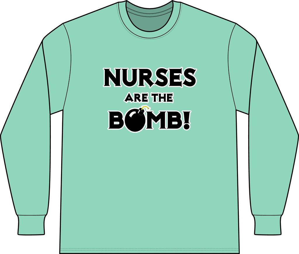 Nurses Are The Bomb! (2) - Unisex Long Sleeve T-Shirt