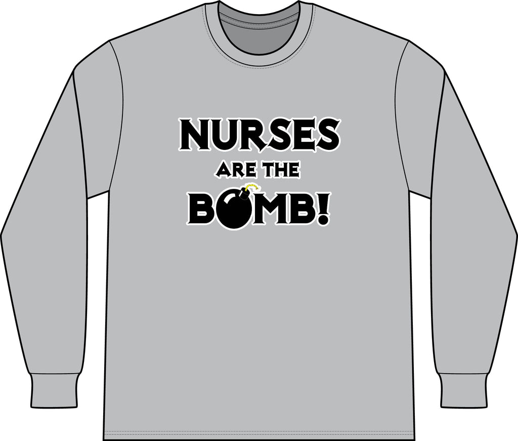 Nurses Are The Bomb! (2) - Unisex Long Sleeve T-Shirt
