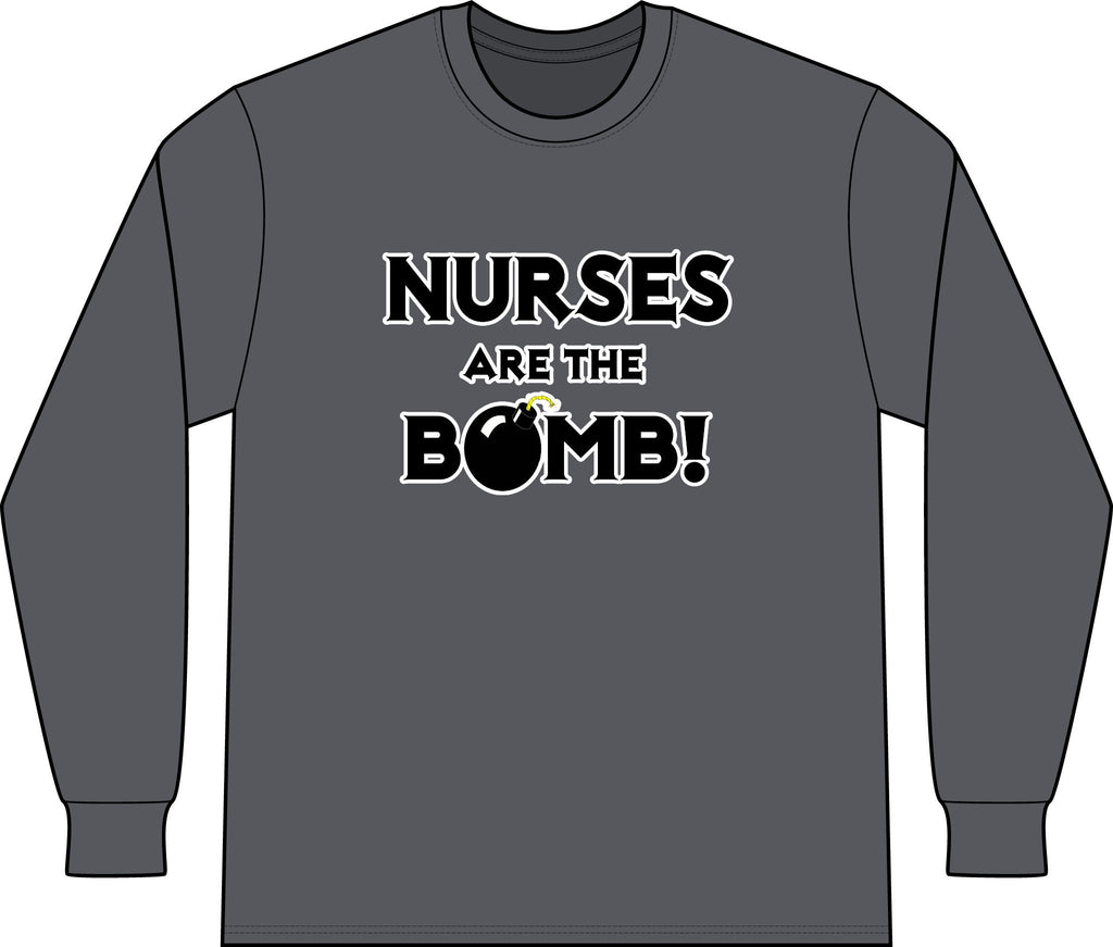 Nurses Are The Bomb! (2) - Unisex Long Sleeve T-Shirt