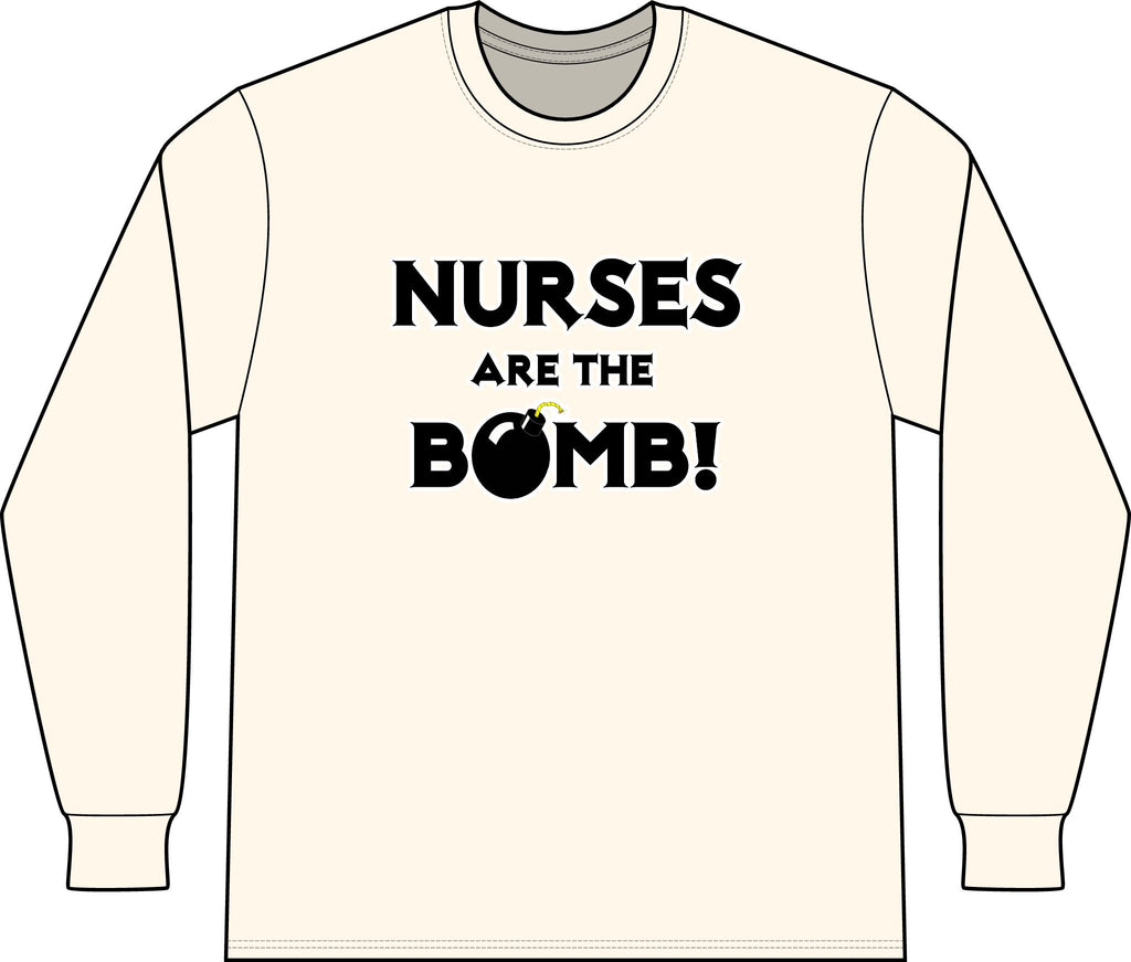 Nurses Are The Bomb! (2) - Unisex Long Sleeve T-Shirt