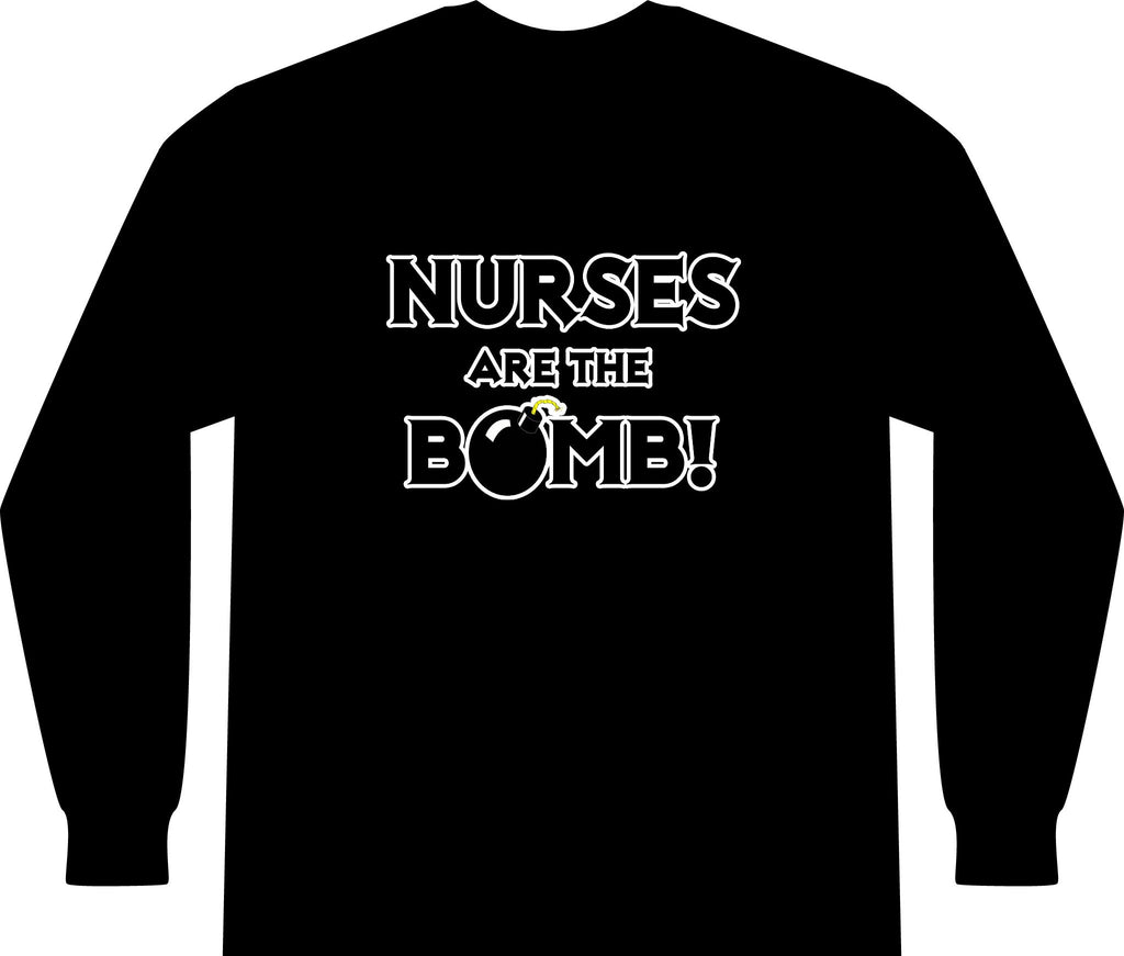 Nurses Are The Bomb! (2) - Unisex Long Sleeve T-Shirt