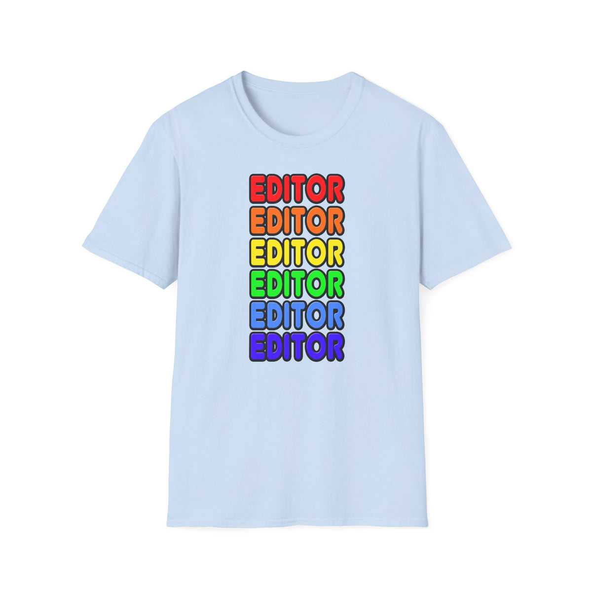 Rainbow Editor - Unisex Softstyle T-Shirt