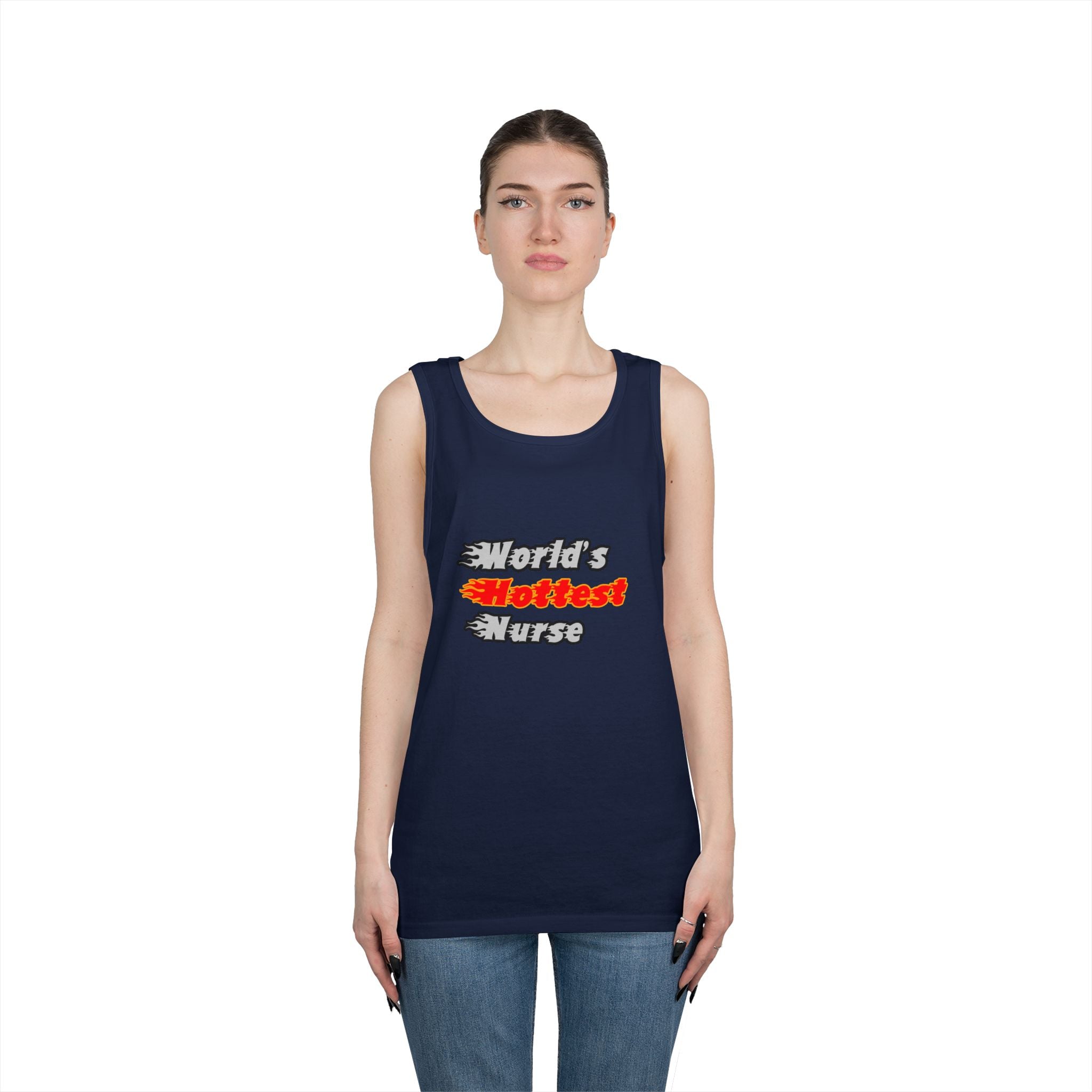 World's Hottest Nurse - Unisex Heavy Cotton Tank Top