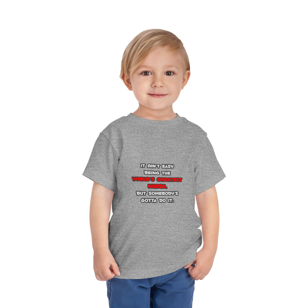 World's Greatest Nurse Joke - Toddler Short Sleeve Tee