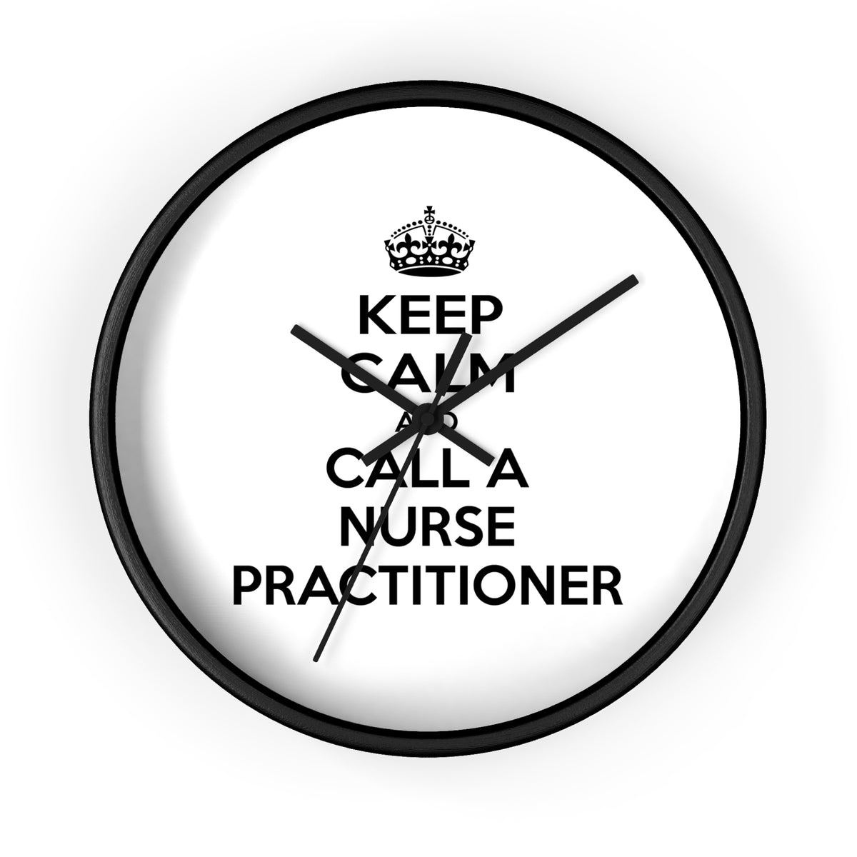 Keep Calm and Call a Nurse Practitioner - Wall Clock