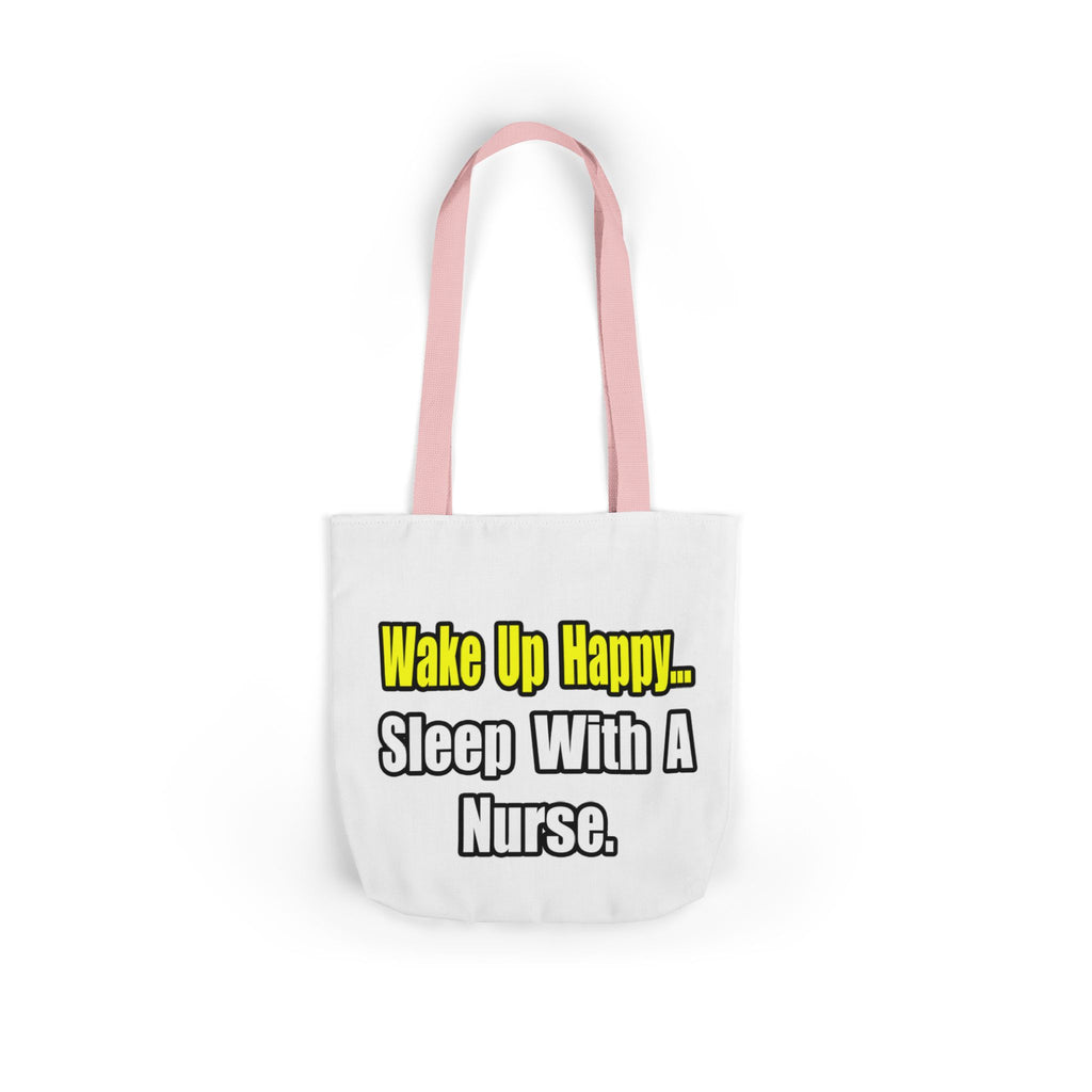 Sleep With a Nurse - Canvas Tote Bag, 5-Color Straps