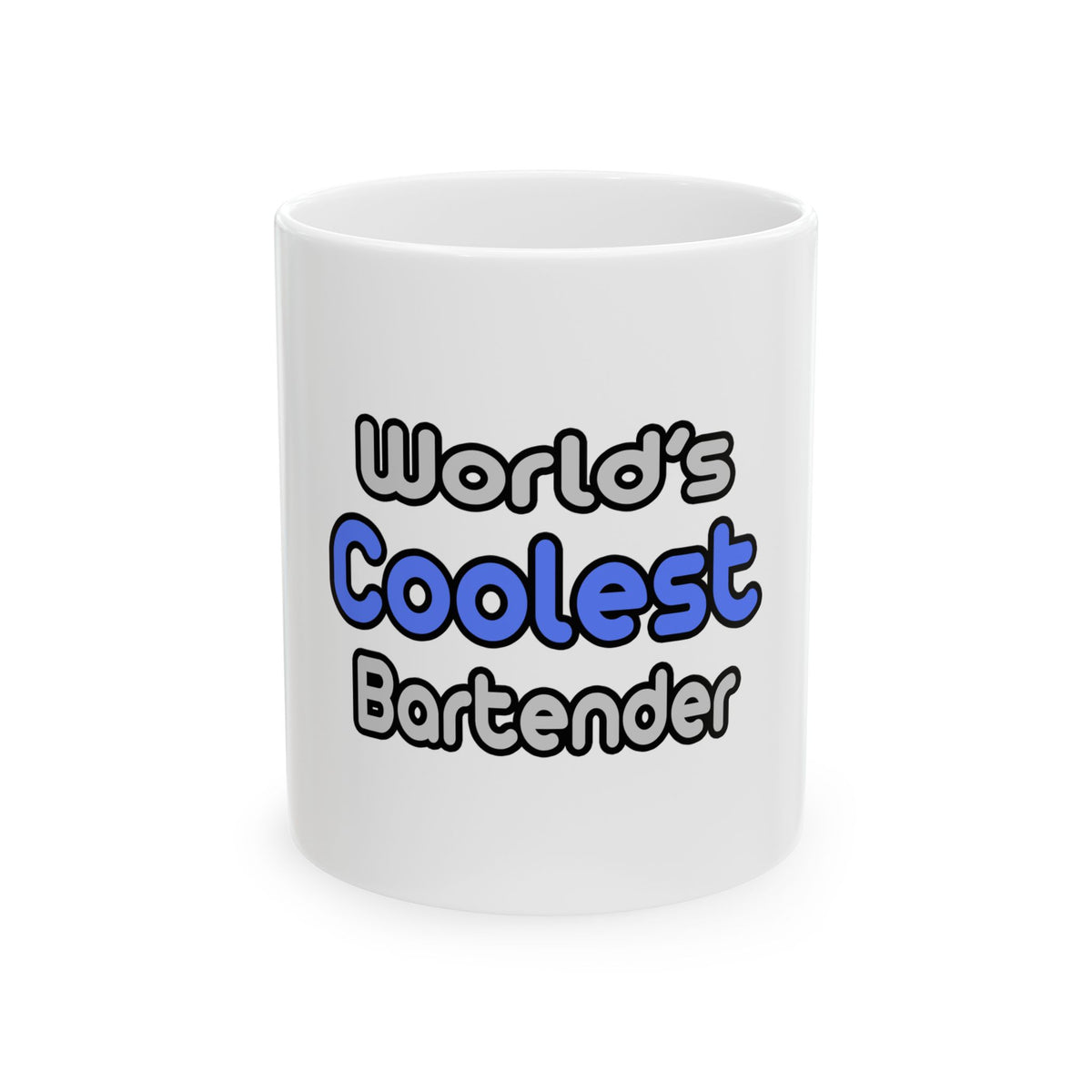 World's Coolest Bartender - Ceramic Mug, (11oz, 15oz)