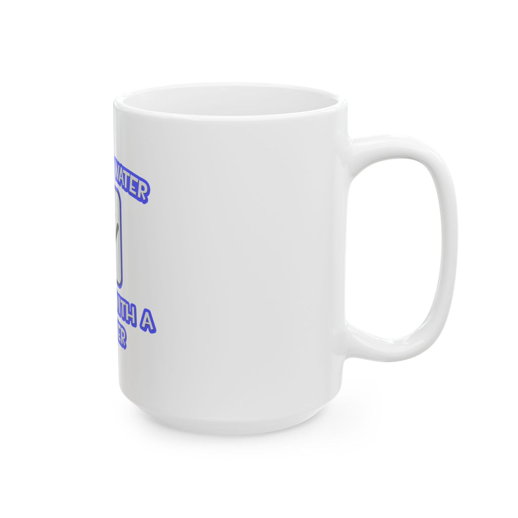Conserve Water .. Shower With a Teacher - Ceramic Mug, (11oz, 15oz)