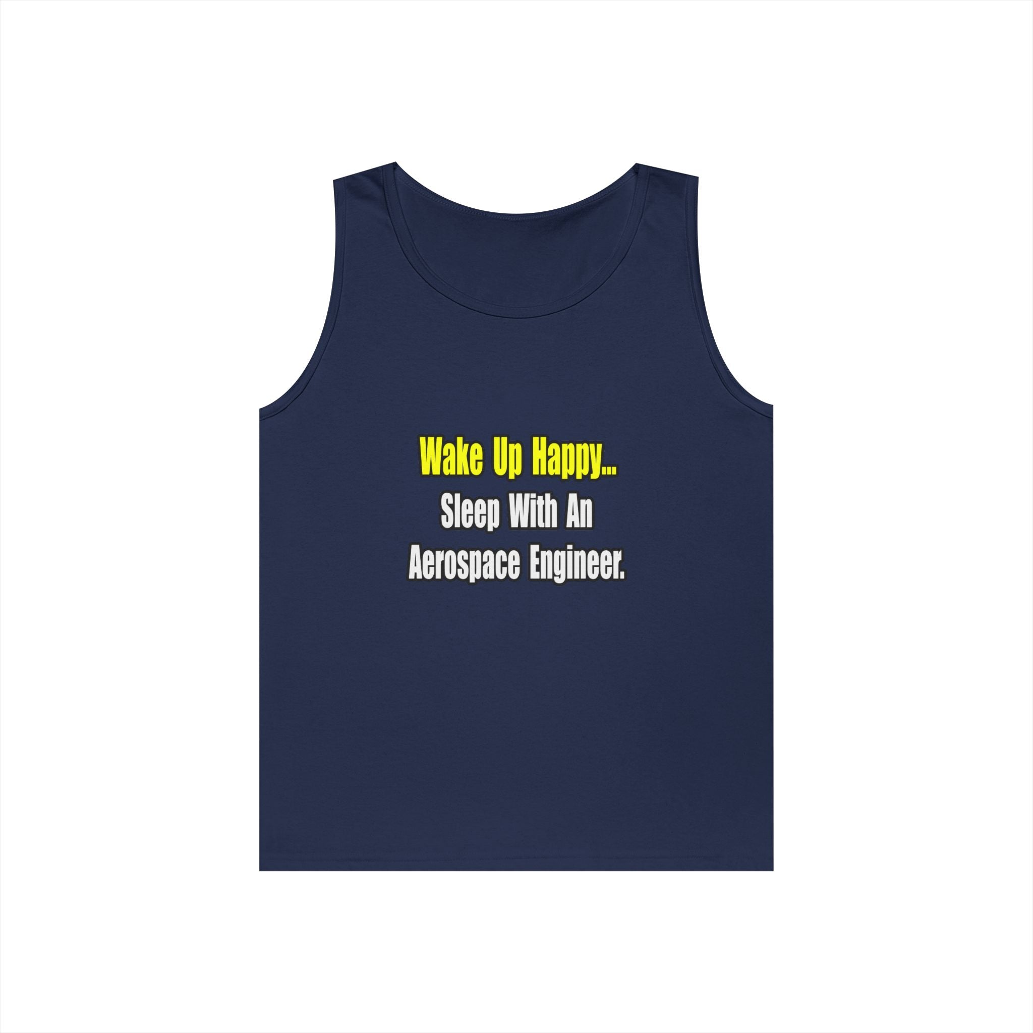 Sleep With An Aerospace Engineer - Unisex Heavy Cotton Tank Top