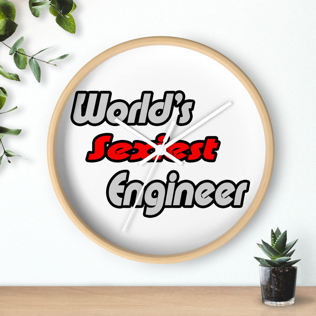World's Sexiest Engineer - Wall Clock