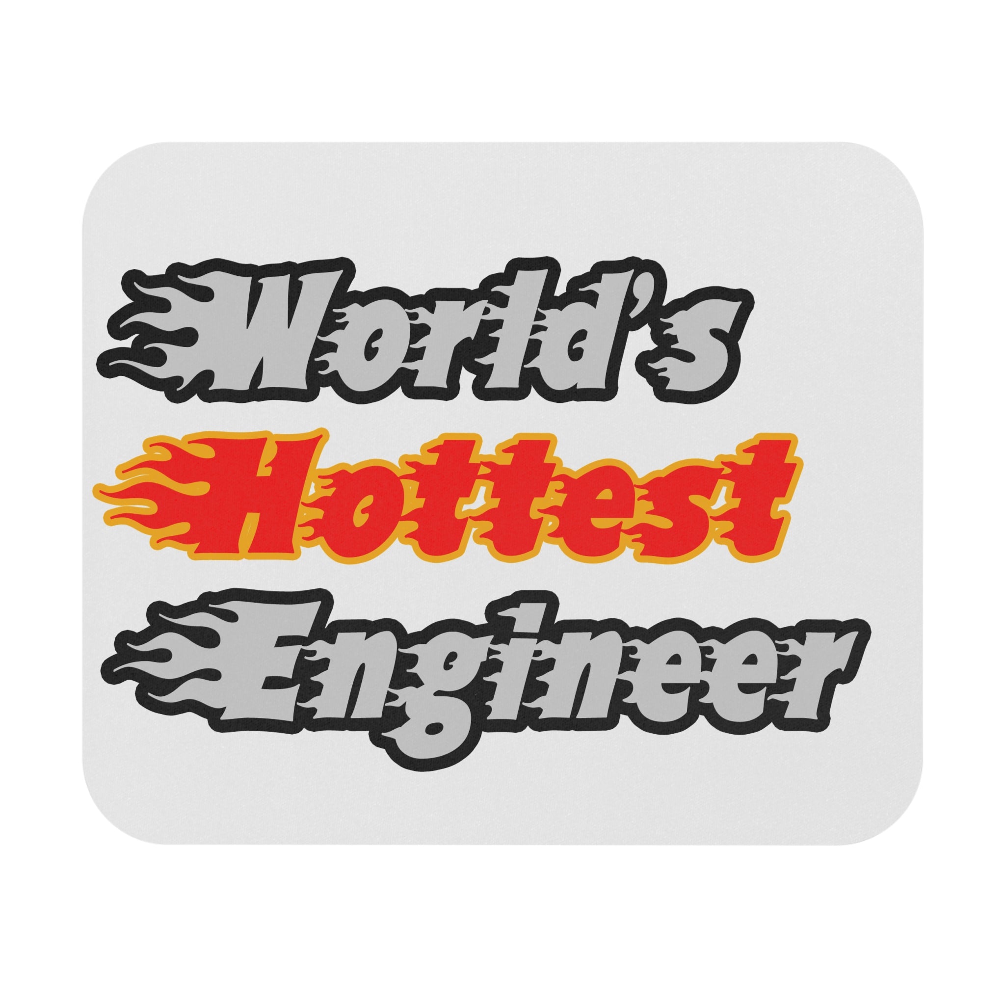 World's Hottest Engineer - Mouse Pad (Rectangle)