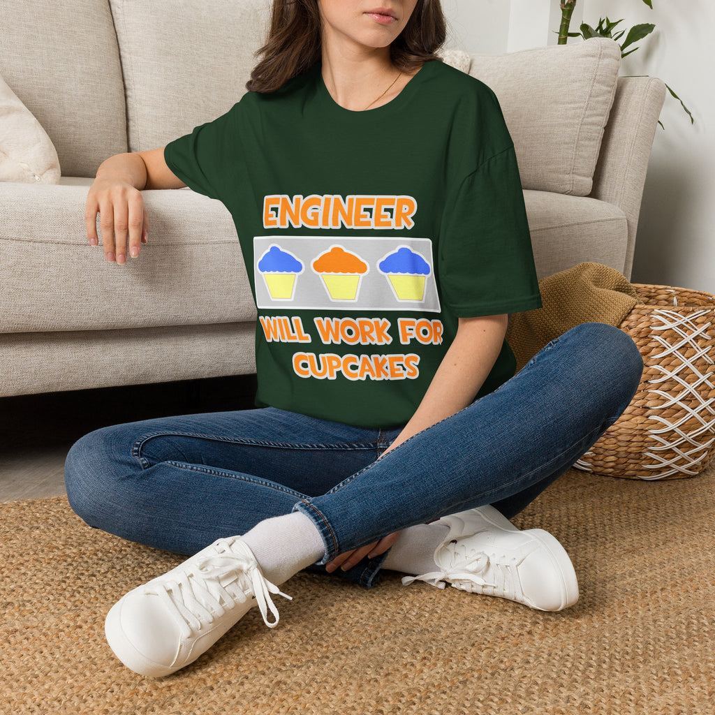 Engineer ... Will Work For Cupcakes - Unisex Softstyle T-Shirt