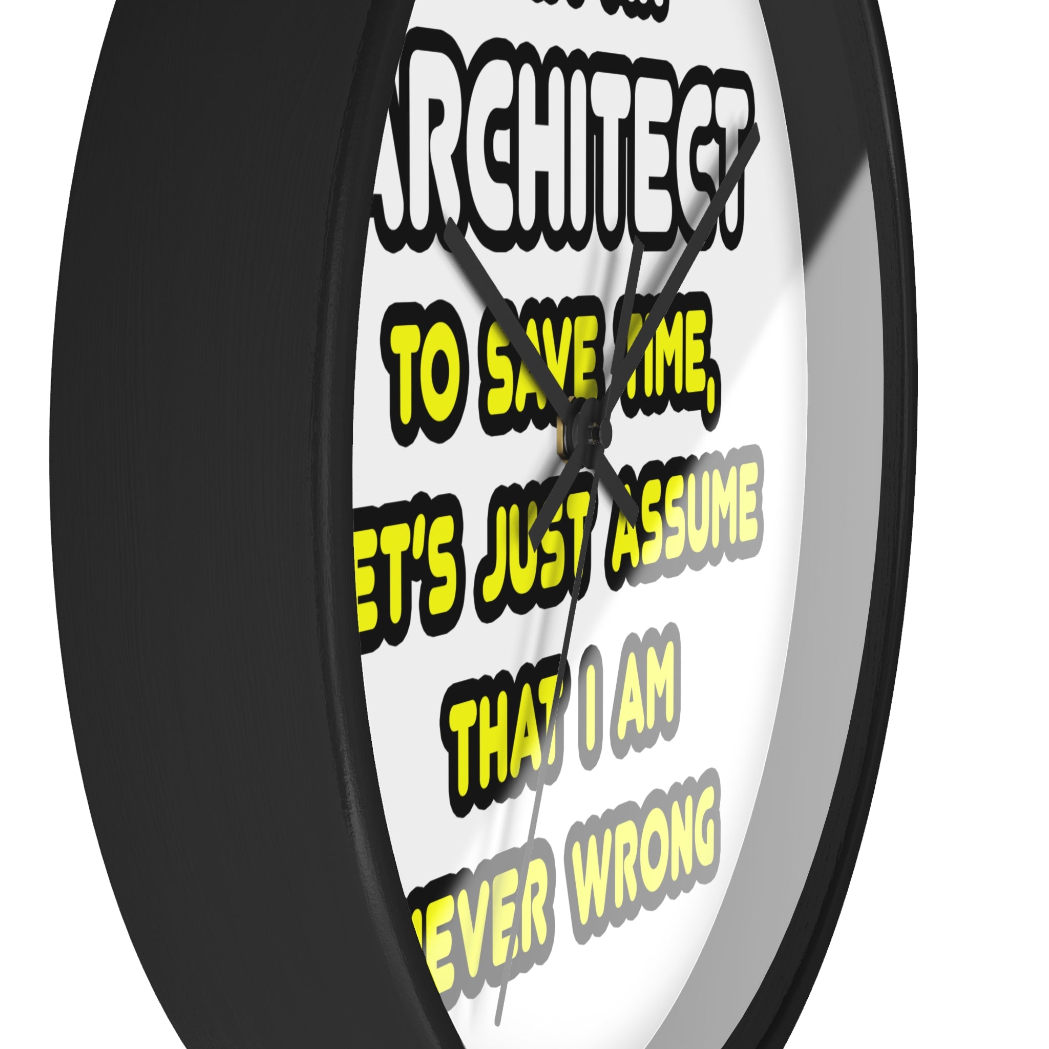 Funny Architect T Shirts and Gifts - Wall Clock