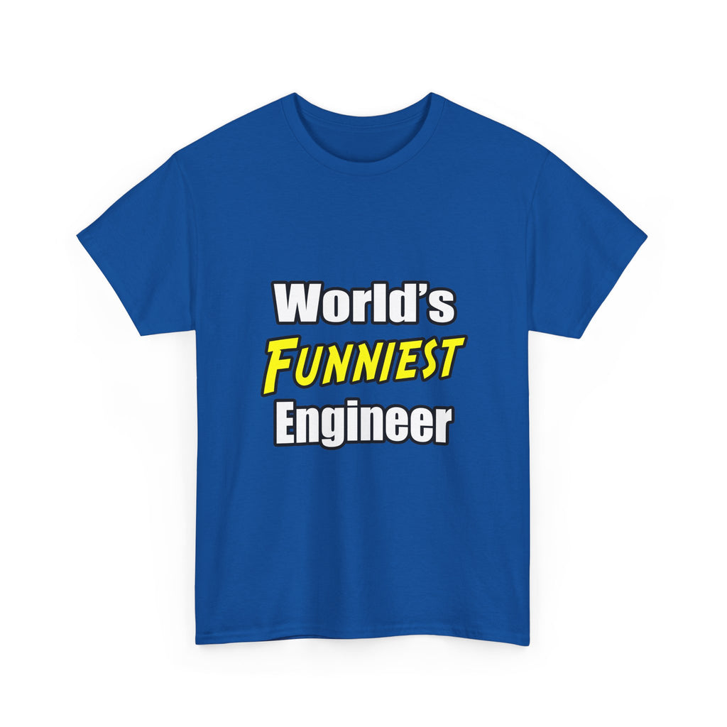 World's Funniest Engineer - Unisex Heavy Cotton Tee