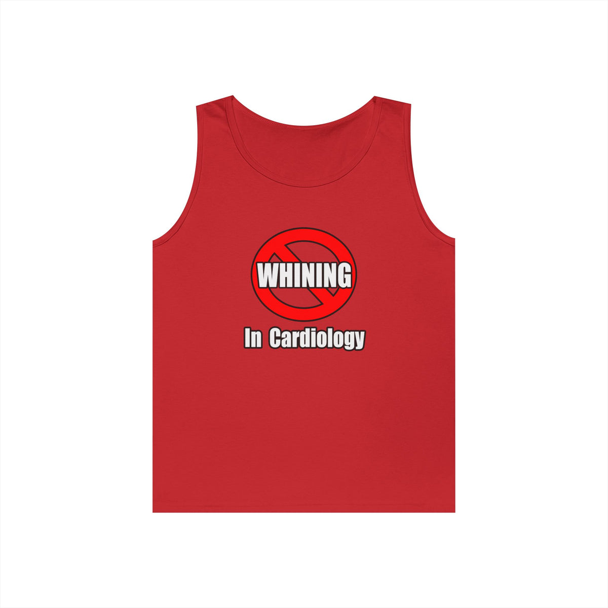 No Whining In Cardiology - Unisex Heavy Cotton Tank Top
