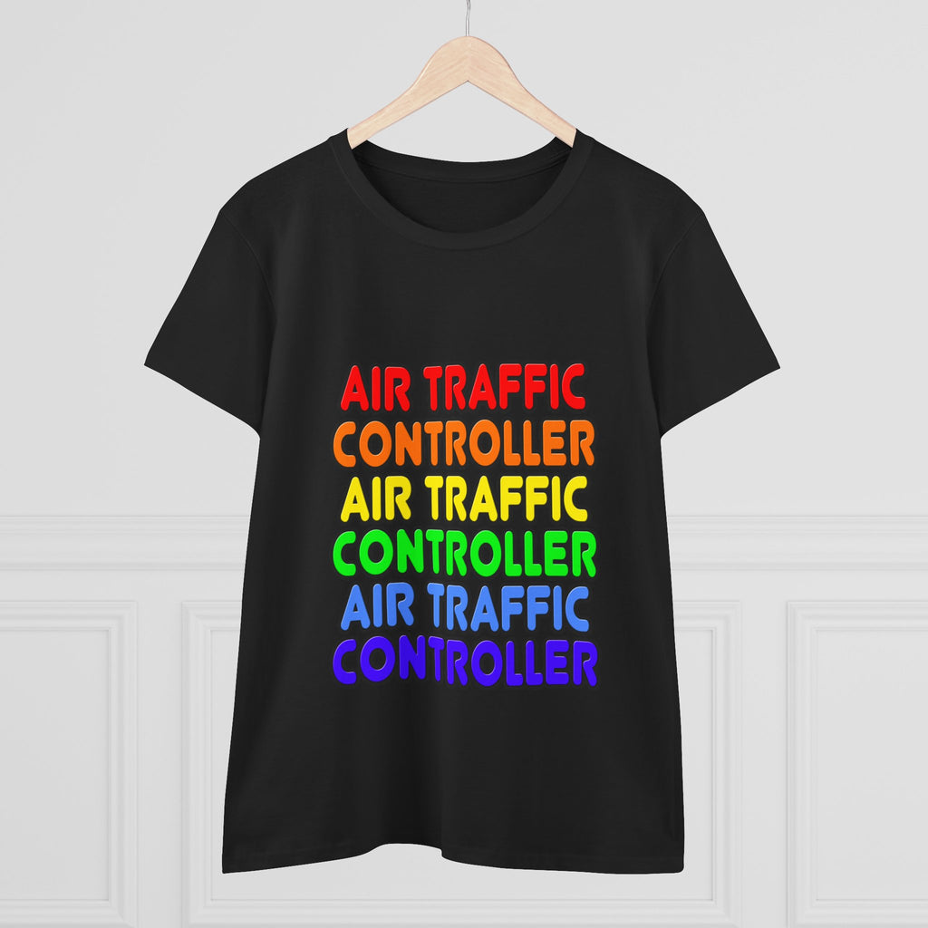 Rainbow Air Traffic Controller - Women's Midweight Cotton Tee