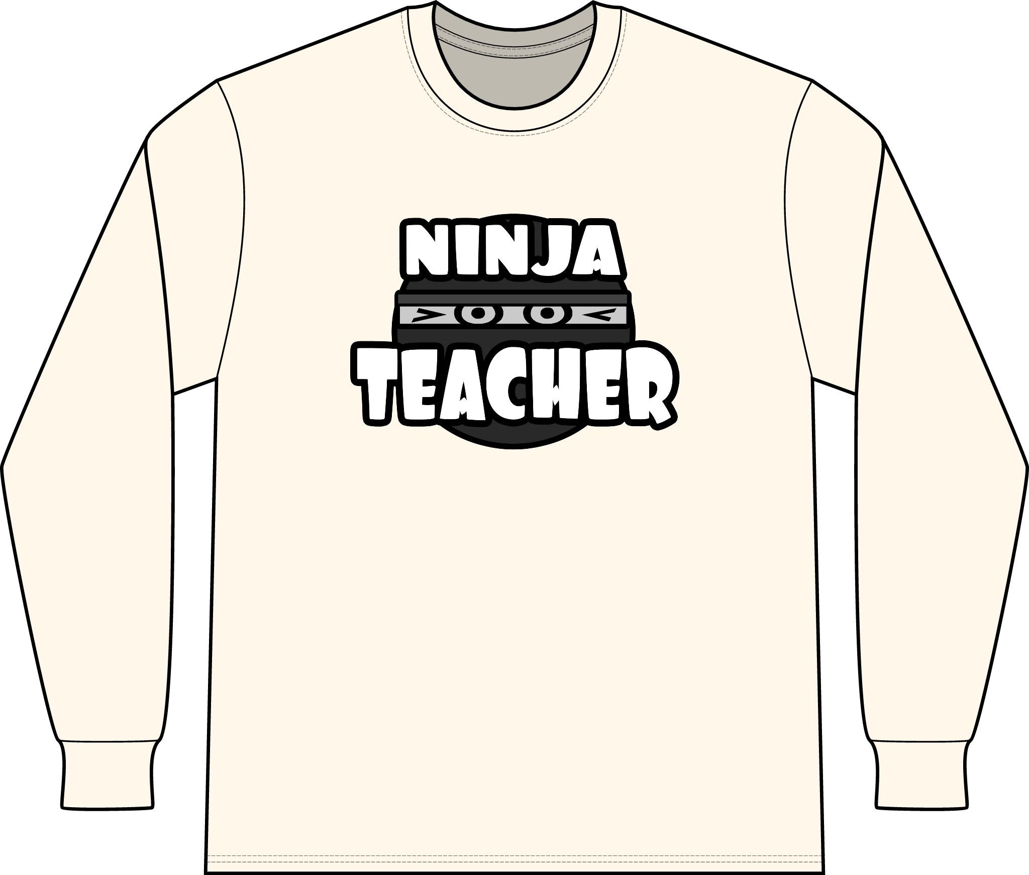 Ninja Teacher - Unisex Long Sleeve T-Shirt