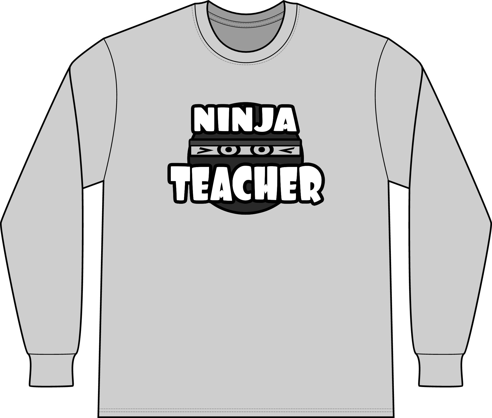 Ninja Teacher - Unisex Long Sleeve T-Shirt