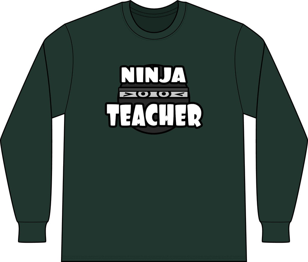 Ninja Teacher - Unisex Long Sleeve T-Shirt