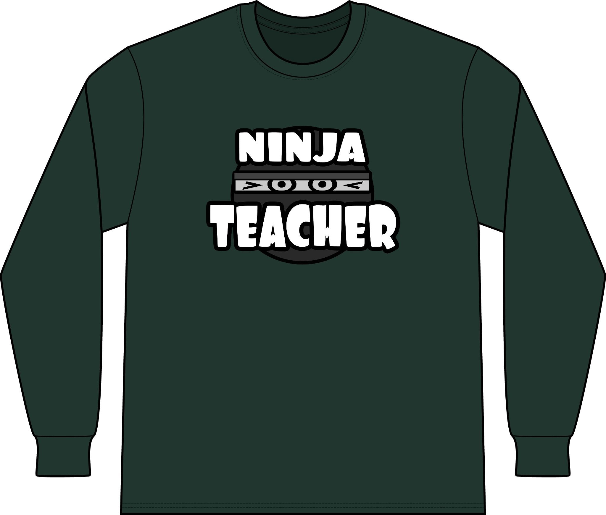 Ninja Teacher - Unisex Long Sleeve T-Shirt