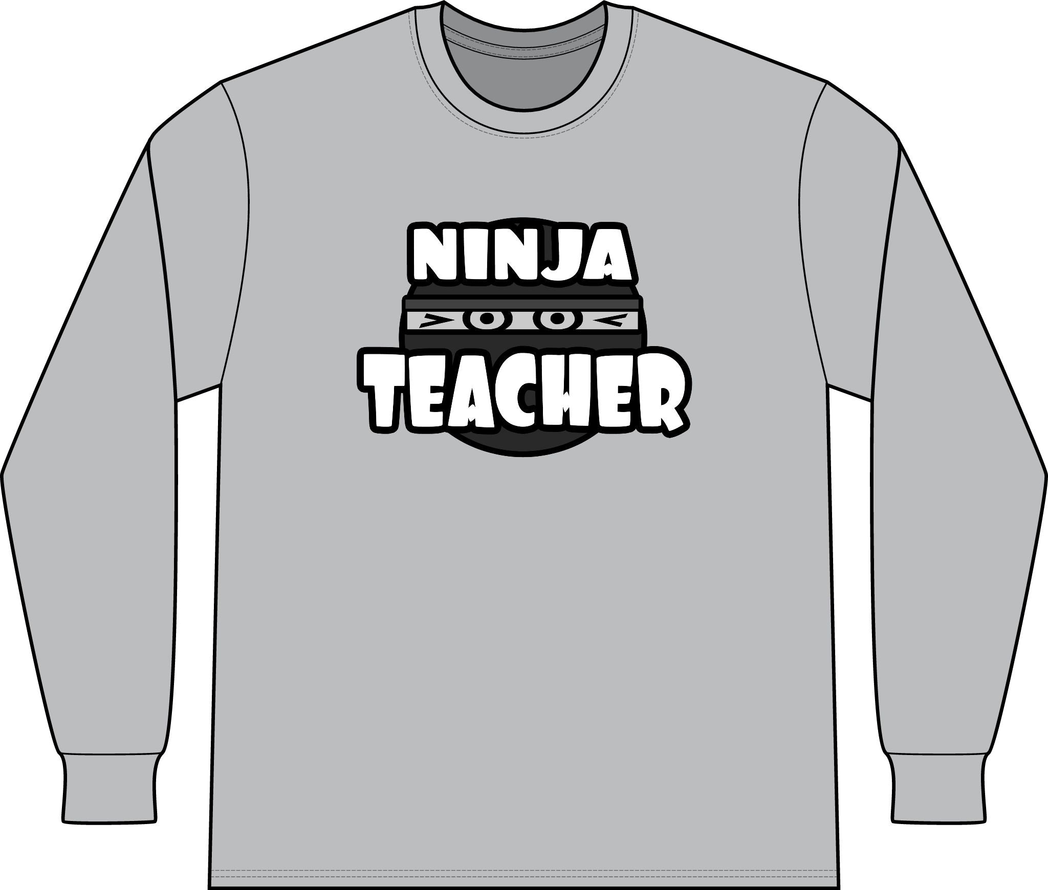 Ninja Teacher - Unisex Long Sleeve T-Shirt