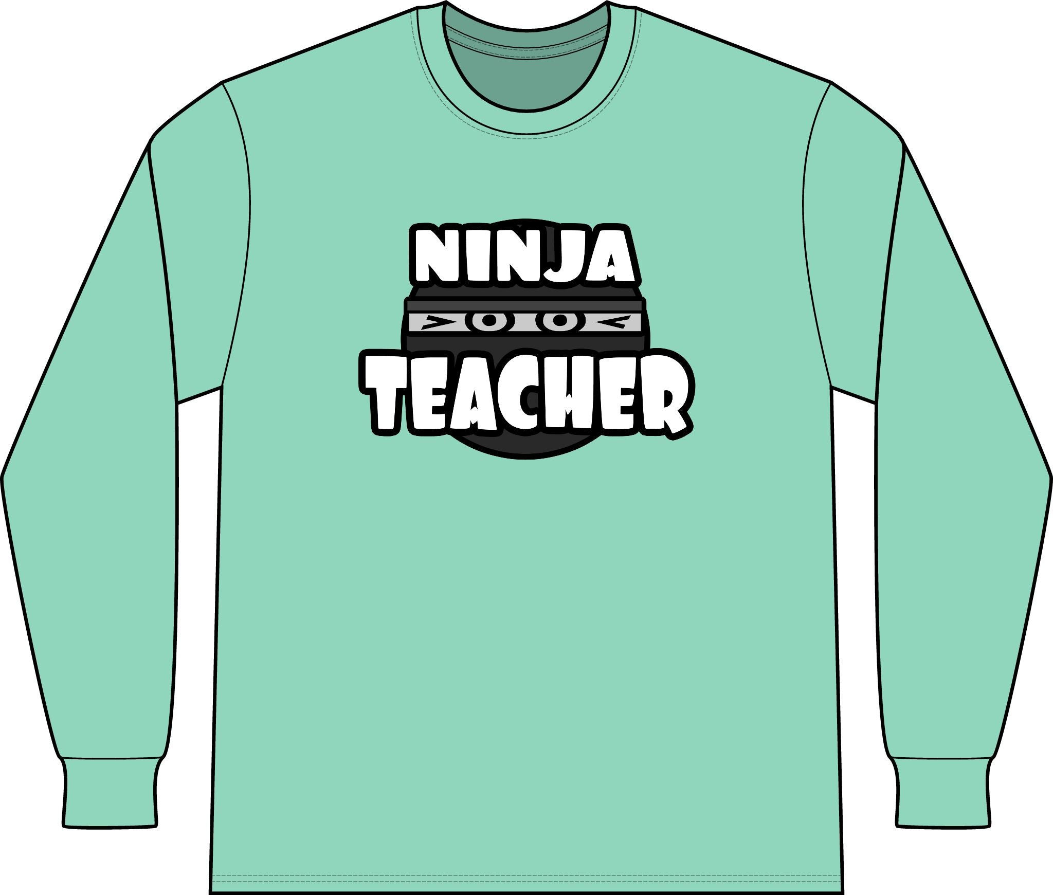 Ninja Teacher - Unisex Long Sleeve T-Shirt