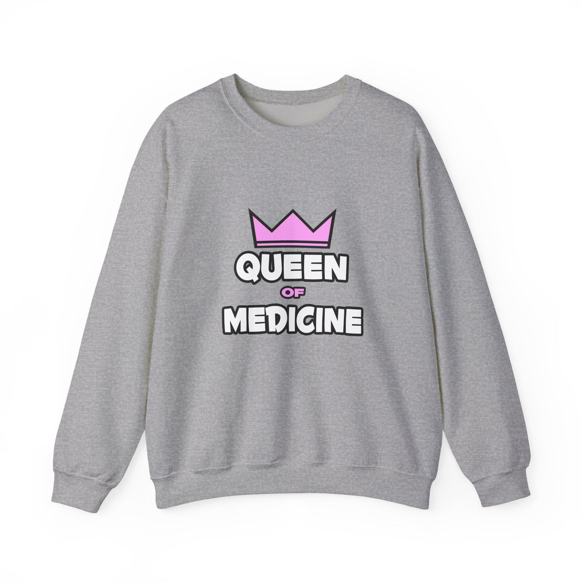 Queen of Medicine - Unisex Heavy Blend™ Crewneck Sweatshirt
