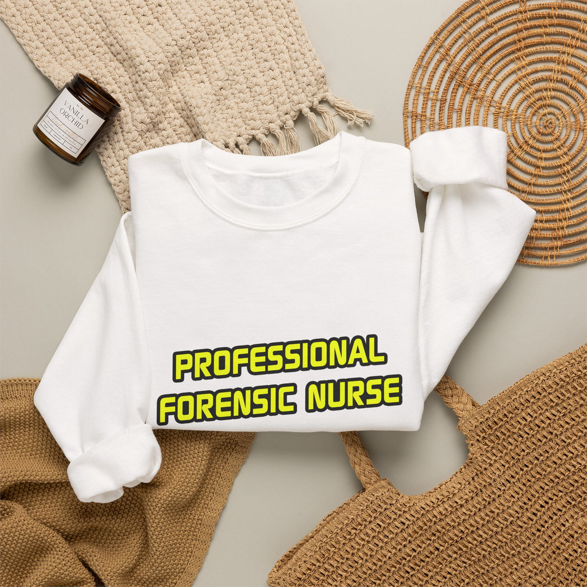 Professional Forensic Nurse .. Joke - Unisex Heavy Blend™ Crewneck Sweatshirt