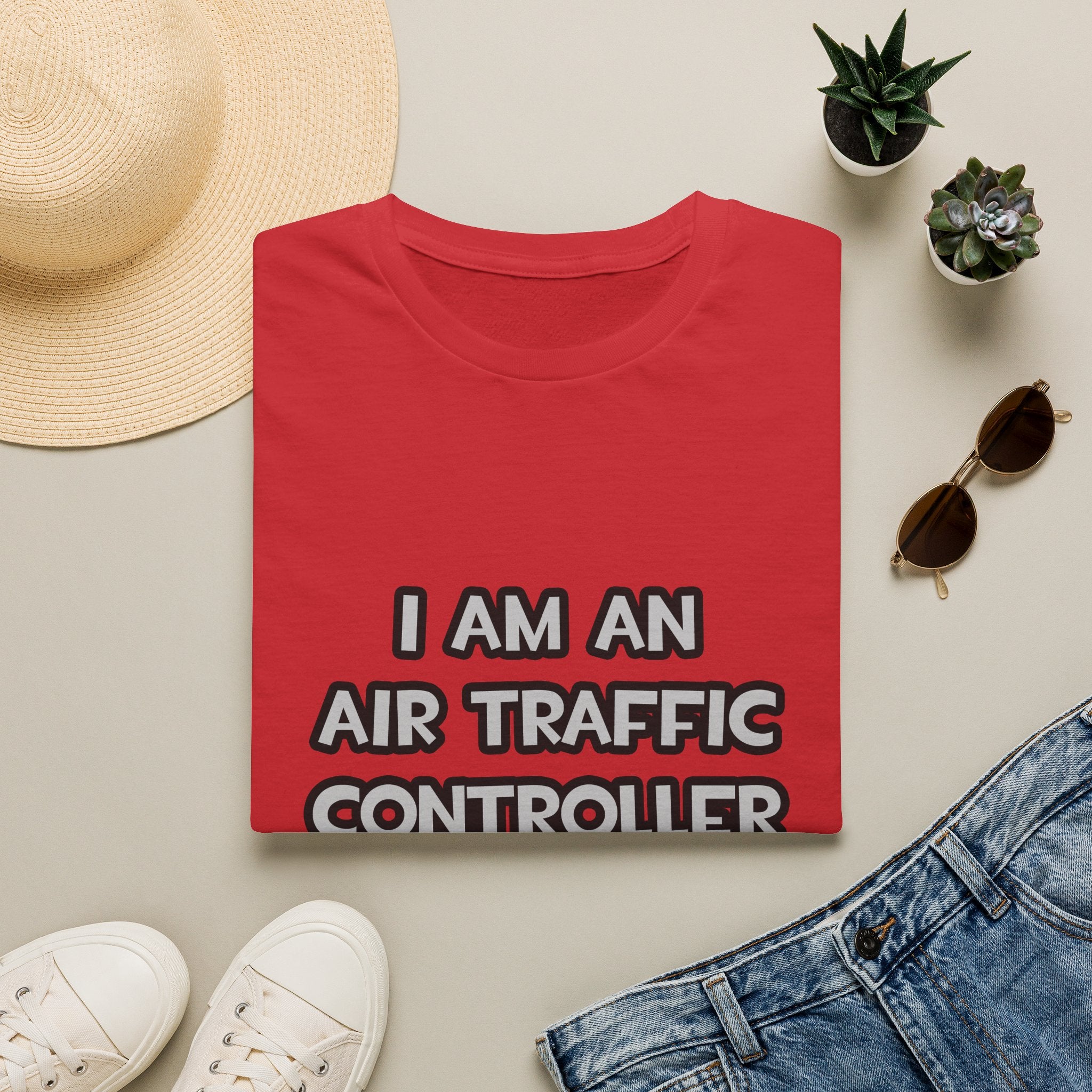 Air Traffic Controller ... Not A Magician - Unisex Softstyle T-Shirt