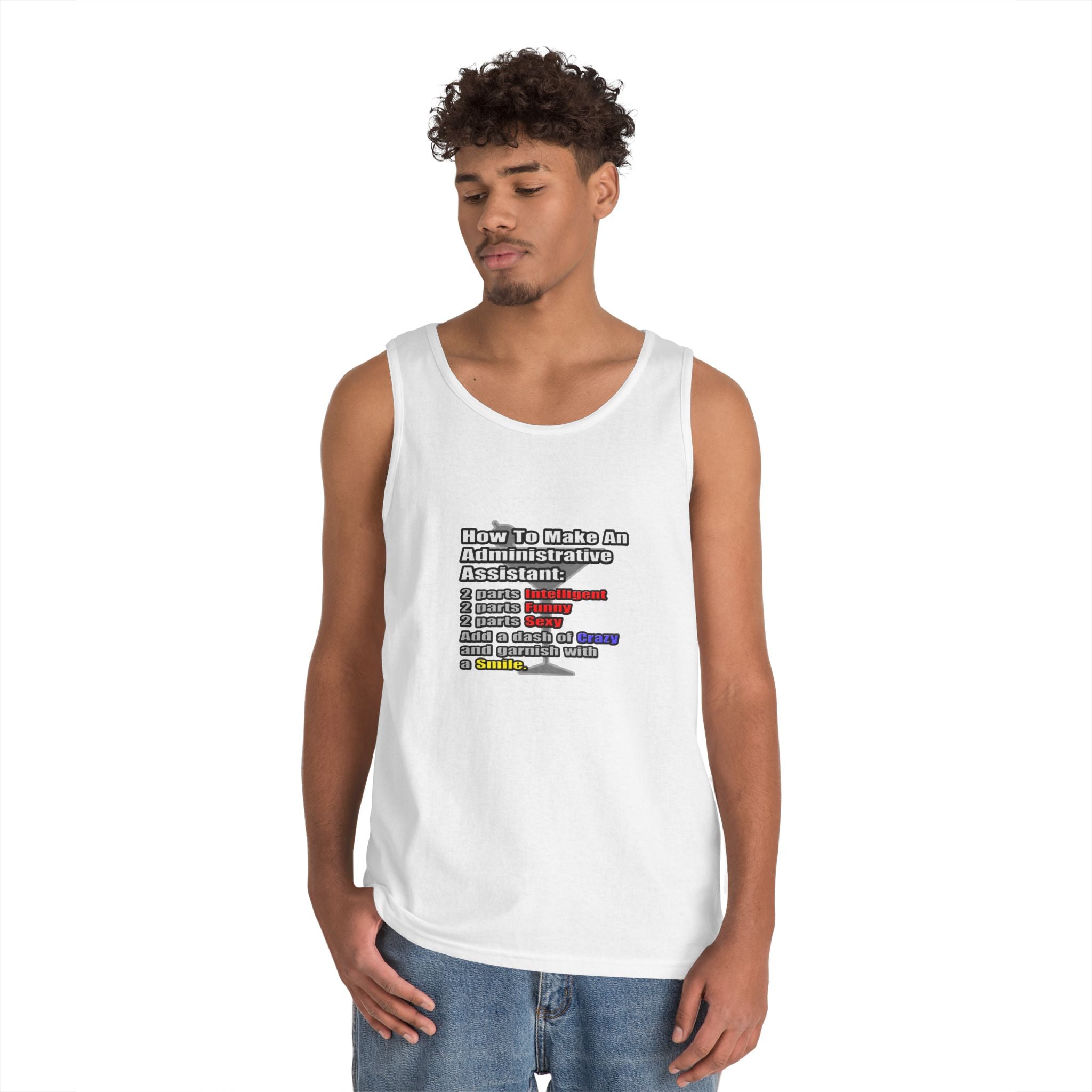 How To Make an Administrative Assistant - Unisex Heavy Cotton Tank Top