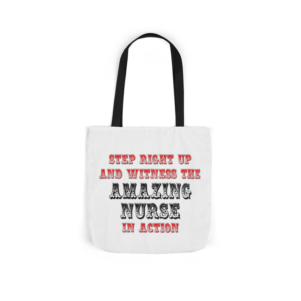 Amazing Nurse In Action - Canvas Tote Bag, 5-Color Straps