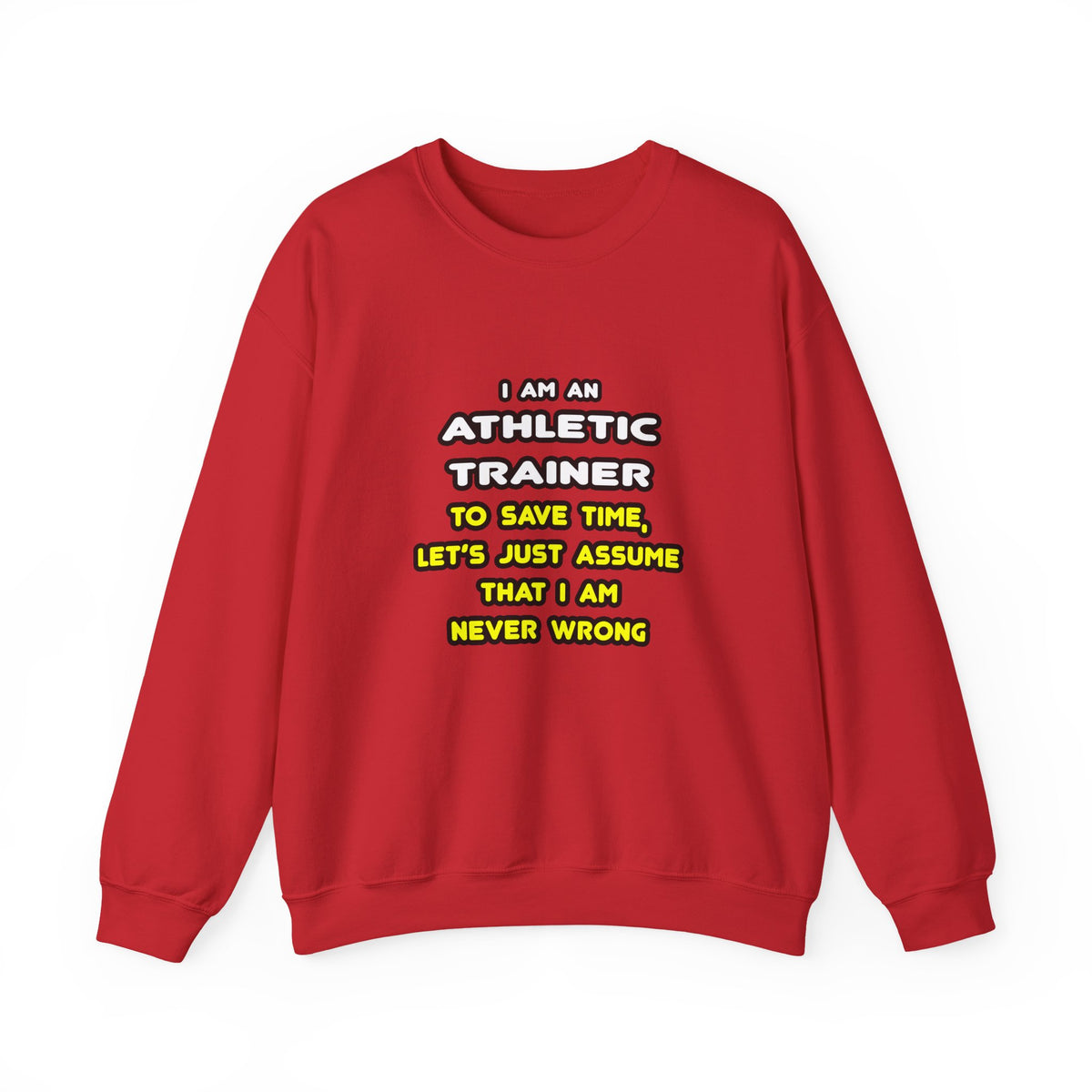 Funny Athletic Trainer T Shirts - Unisex Heavy Blend™ Crewneck Sweatshirt