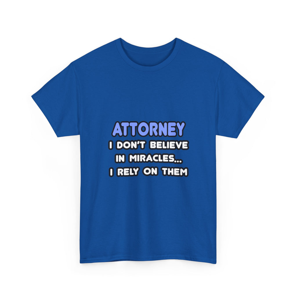 Miracles and Attorneys - Unisex Heavy Cotton Tee