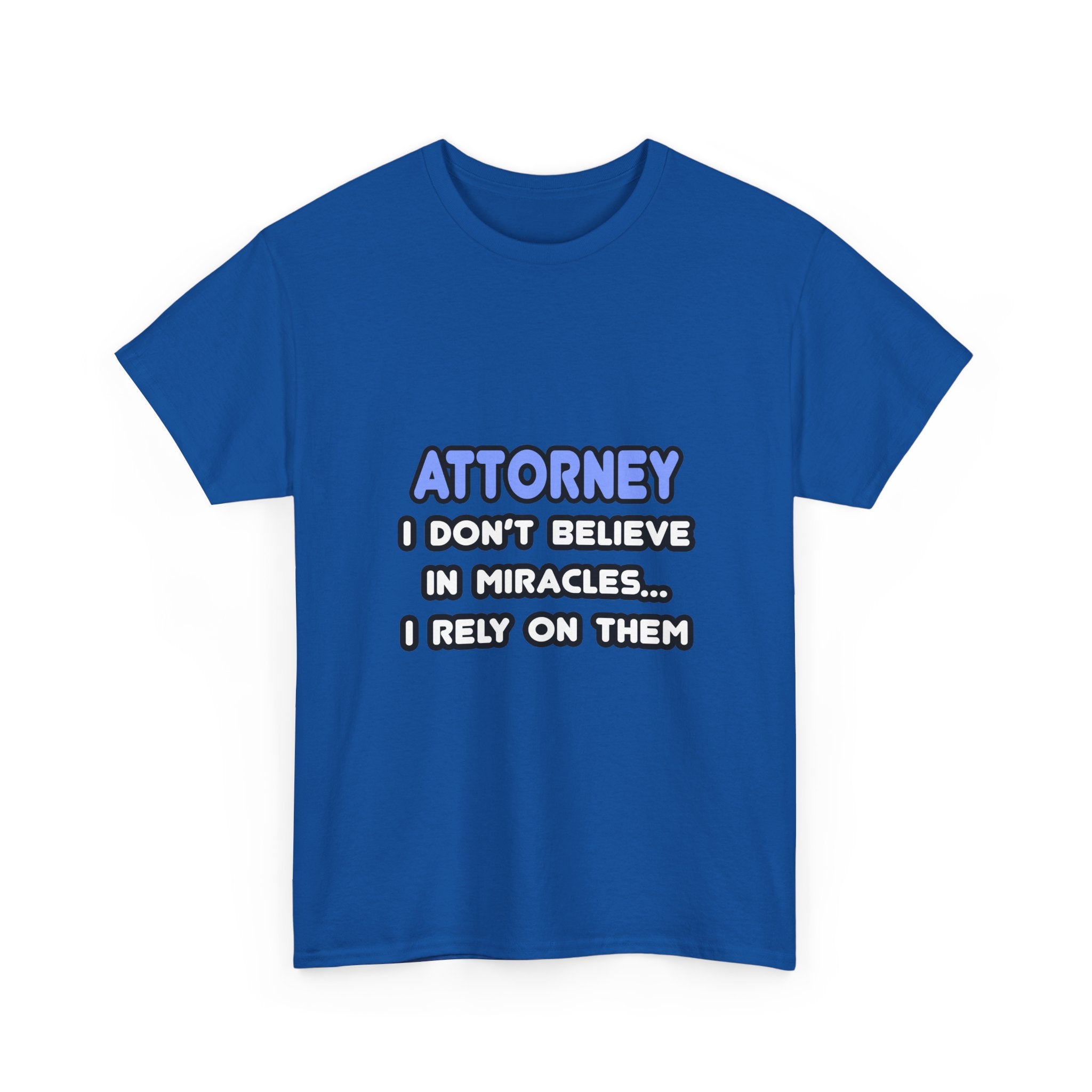 Miracles and Attorneys - Unisex Heavy Cotton Tee
