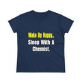 Sleep With Chemist - Women's Midweight Cotton Tee