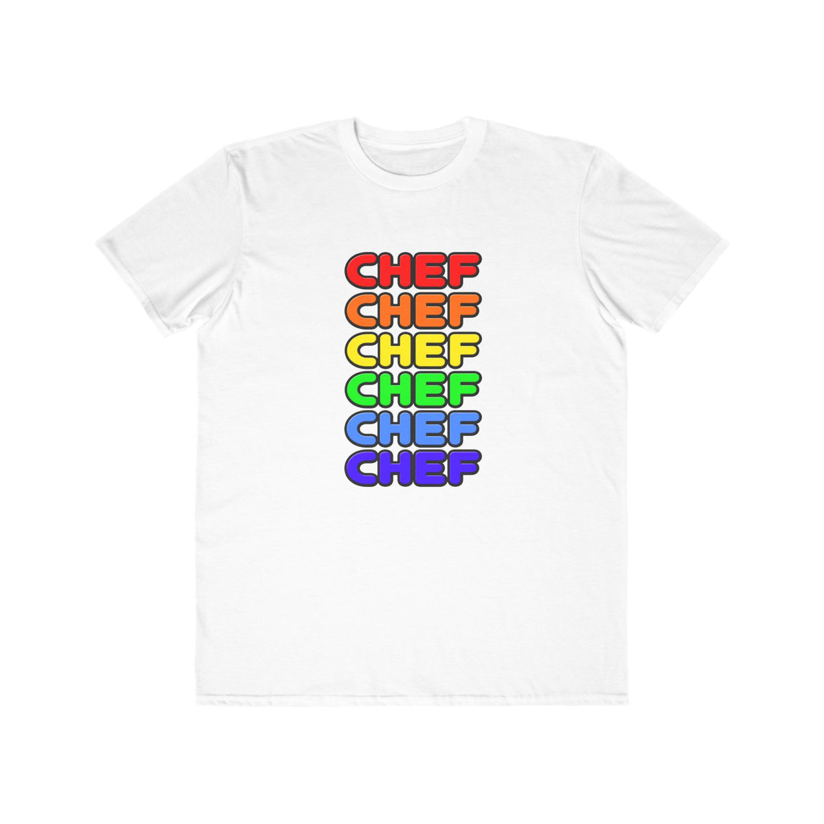 Rainbow Chef - Men's Lightweight Fashion Tee