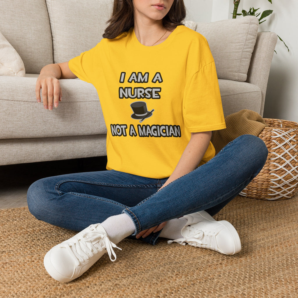 I Am A Nurse ... Not A Magician - Unisex Softstyle T-Shirt