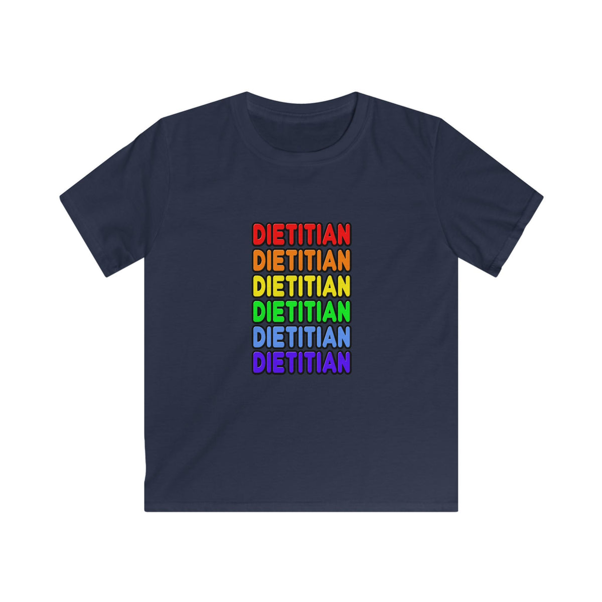 Rainbow Dietitian - Kids Softstyle Tee