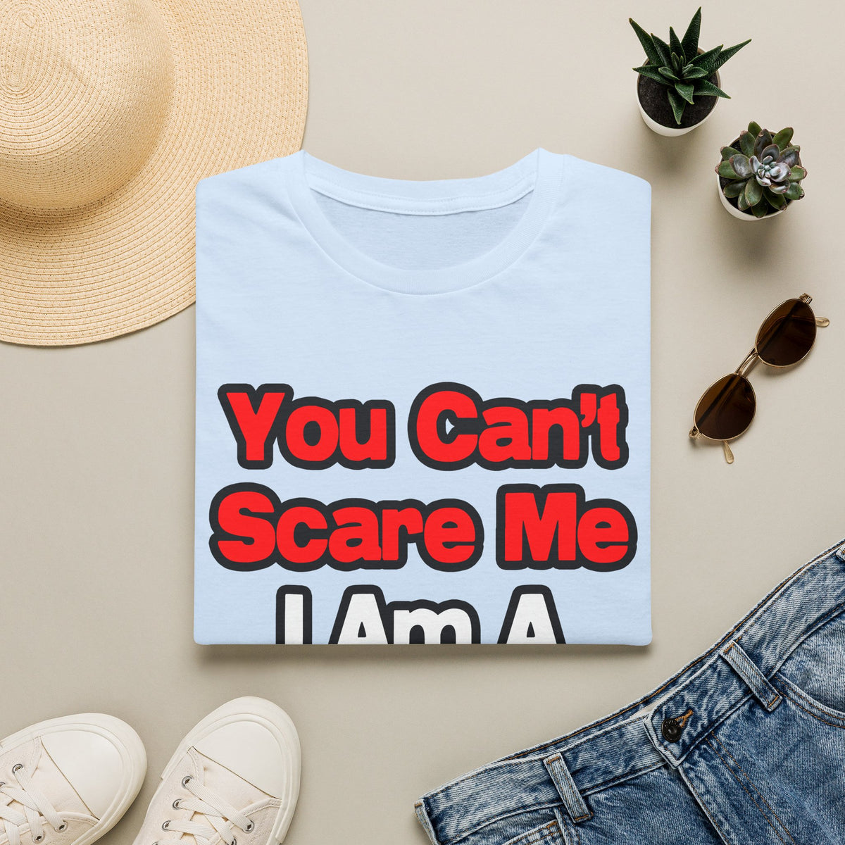 You Can't Scare Me...Bartender - Unisex Softstyle T-Shirt