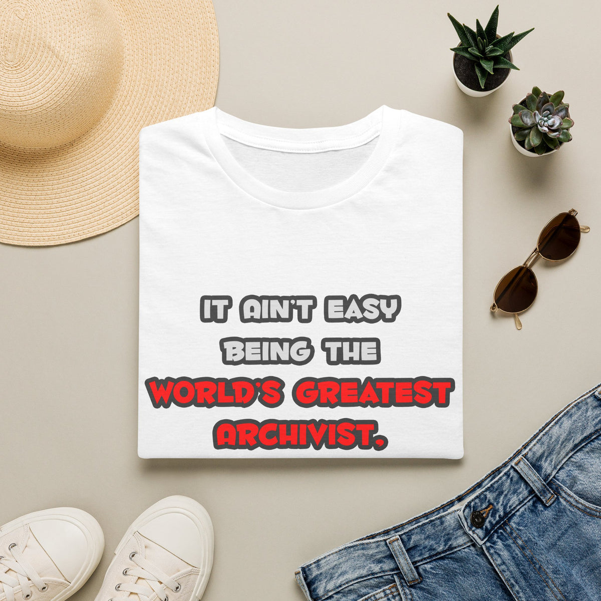 World's Greatest Archivist Joke - Unisex Softstyle T-Shirt