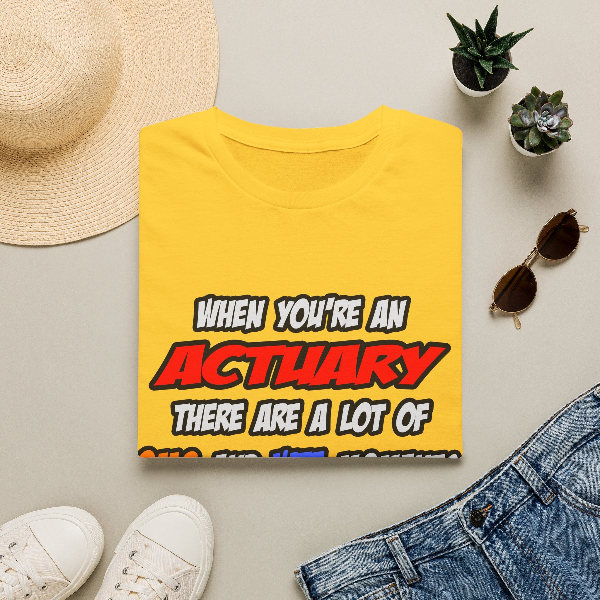 Actuary .. OMG WTF LOL - Unisex Softstyle T-Shirt